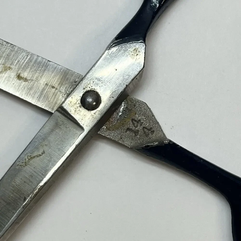 vintage scissors black handle 14 4‎ and boker crafts collectibles